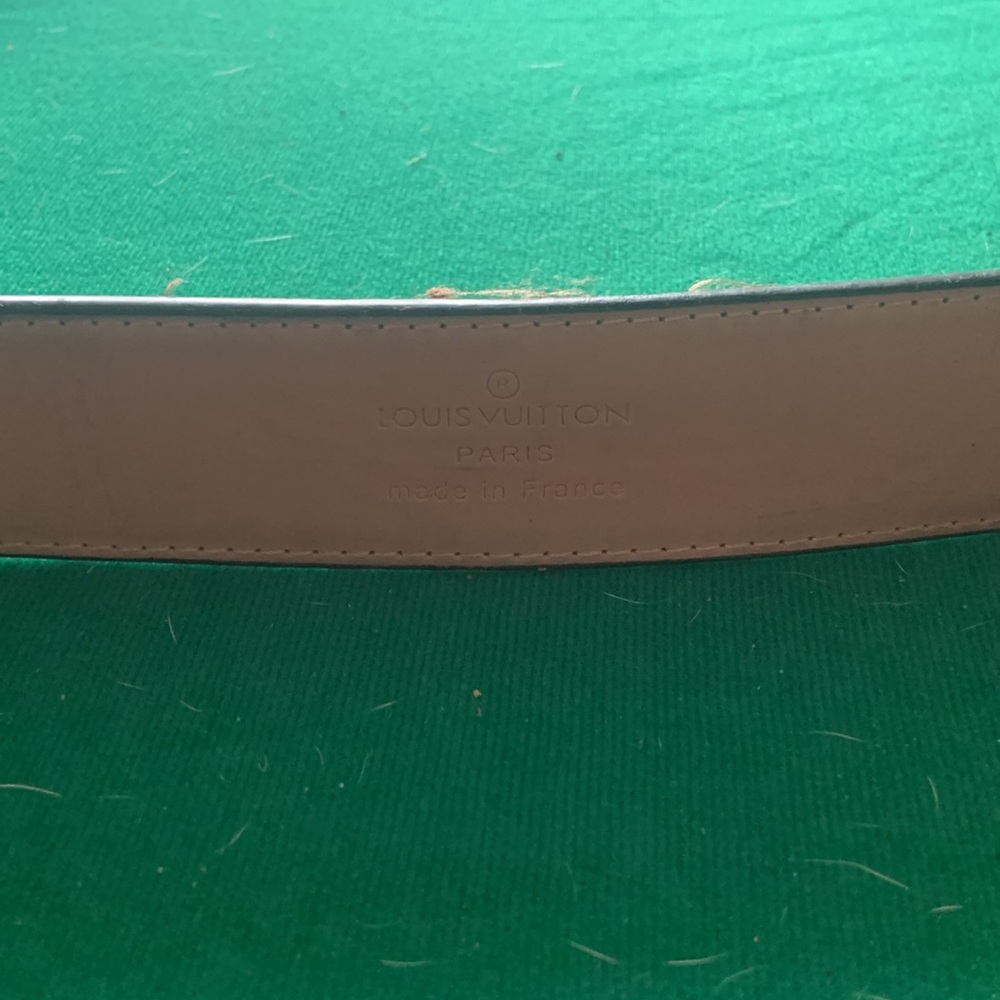 Louis Vuitton Brown and Silver Monogram Belt - Picture 2 of 3